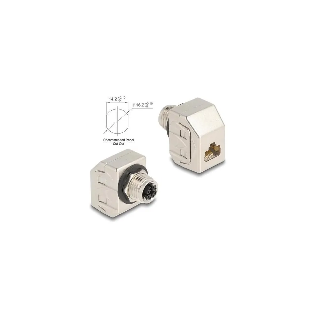 Extension Réseau M12 vers RJ45 Cat6 pour Automatisme et Robotique