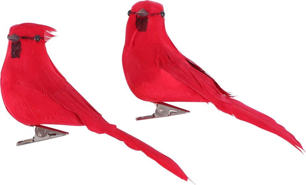 10Pcs Rot Schaum Handmade Künstliche Simulierte Vogel Hof Rasen Garten Outdoor Dekoration