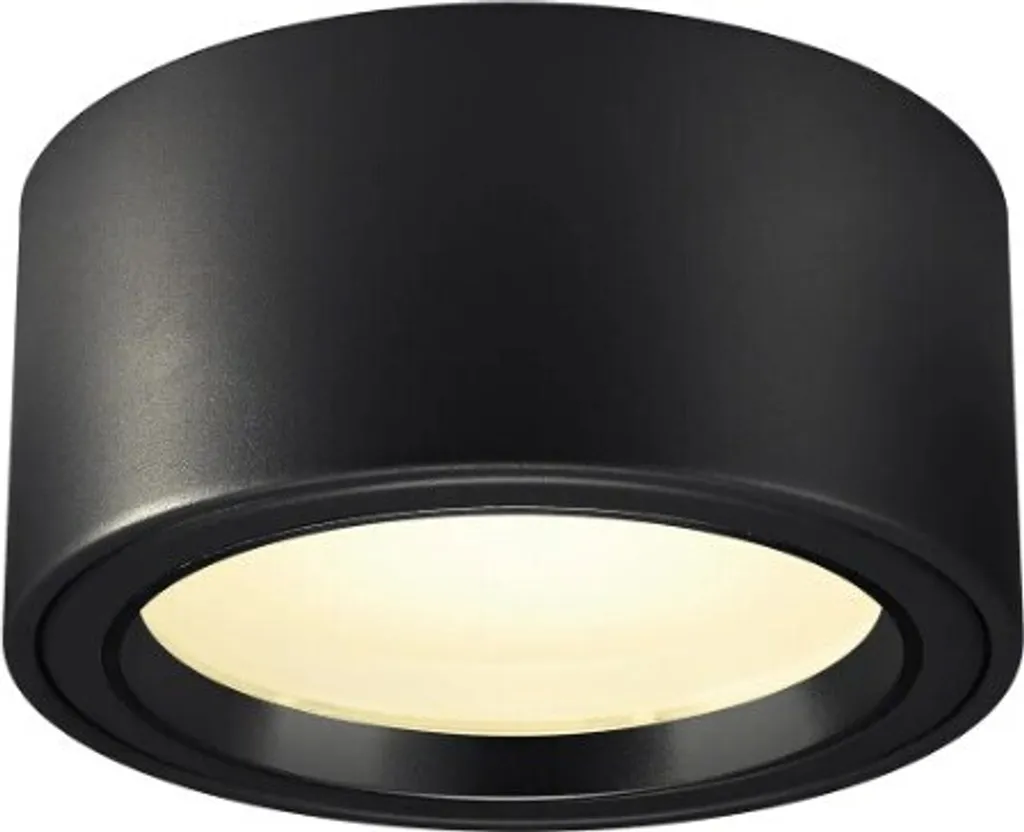 Plafonnier LED Miro SLV Noir : Solution Éclairage Plafond Bas sans Trou