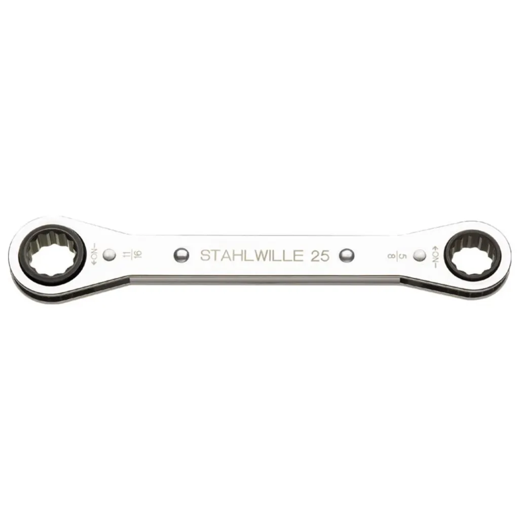 Stahlwille 25AN 3/8 X 7/16 Chiave a Cricchetto Professionale Acciaio