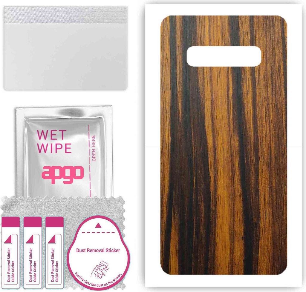 apgo Rückseite Schutzfolie, Skin, kompatibel mit Samsung Galaxy S10 Plus, Hinten Displayschutzfolie aus Vinylfolie, kratzfest, einfache Montage - ...