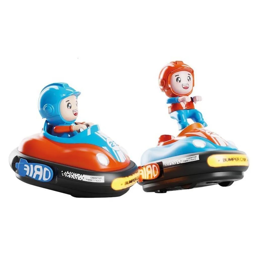 Voiture télécommandée tamponneuse Maxlife MXRC-500 jeu de duel bleu