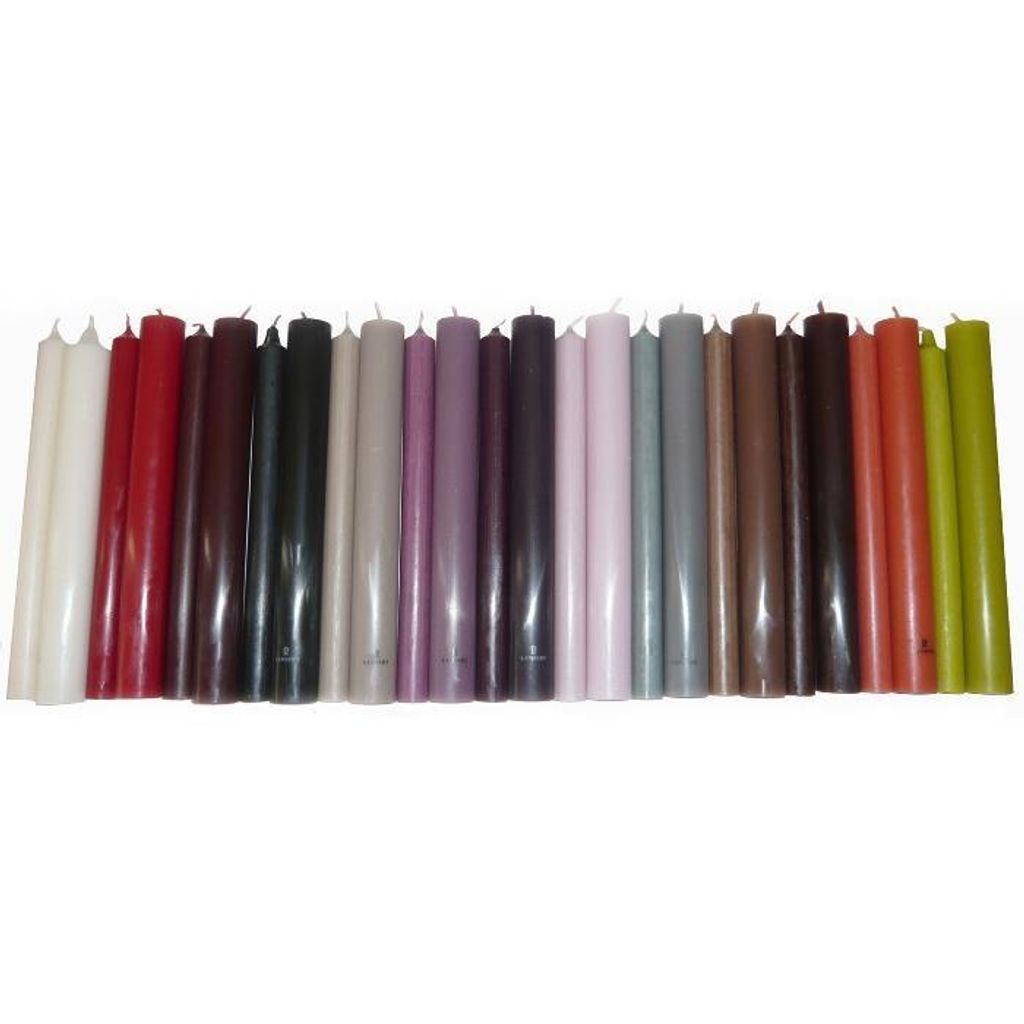 Lambert Kerze gegossen elfenbein H 24 D 3 CM 39940 SP25-2