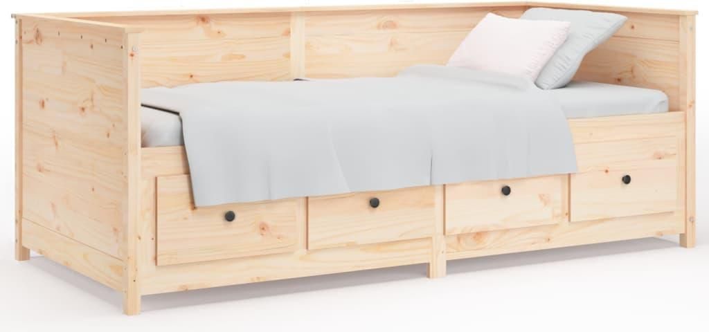 vidaXL Denní postel bez matrace 80x200 cm z masivního Obrázek produktu 