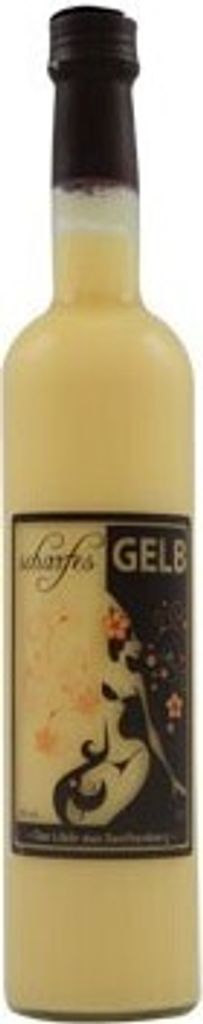 "scharfes GELB" Crème brûlée (Likör / 0,5 l / 15 % vol.) Produktbild 