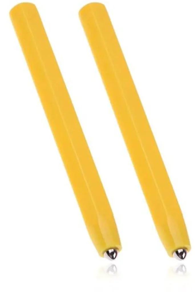 Stylos magnétiques à pointe variable pour tableau enfant - Jaune - Lot