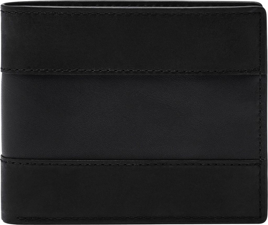 FOSSIL Kartenetui Everett Bifold Flip ID Black schwarz