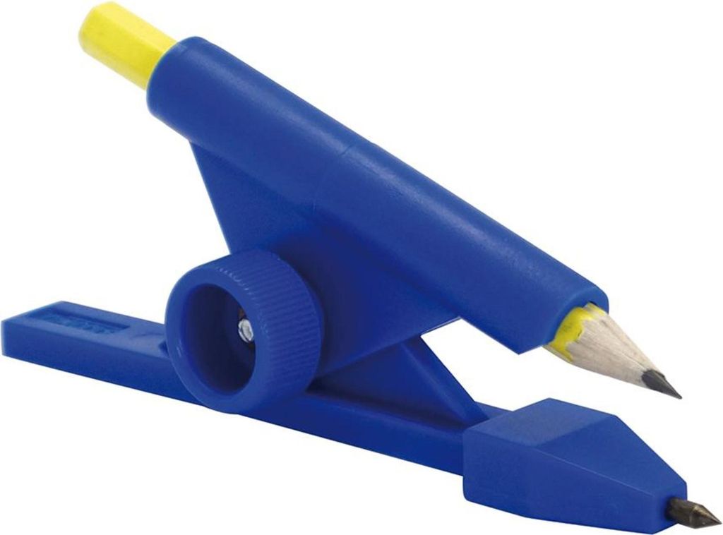 IQ-Tools Parallelanreisser blau mit Zirkelspitze