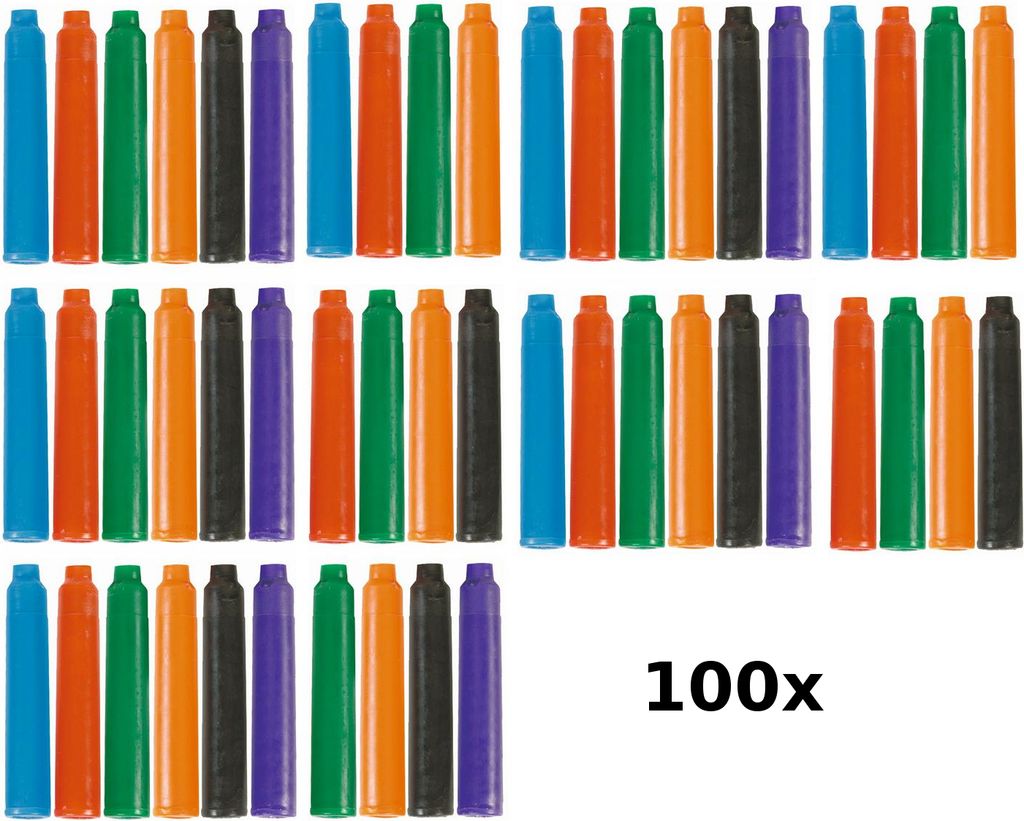 100 farbige Füllerpatronen / Tintenpatronen