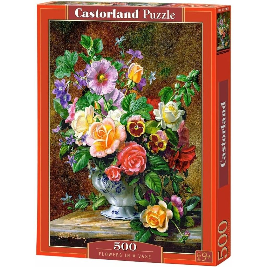 Castorland 500 Piece Jigsaw Puzzle, Flowers in a Vase, Produktbild 