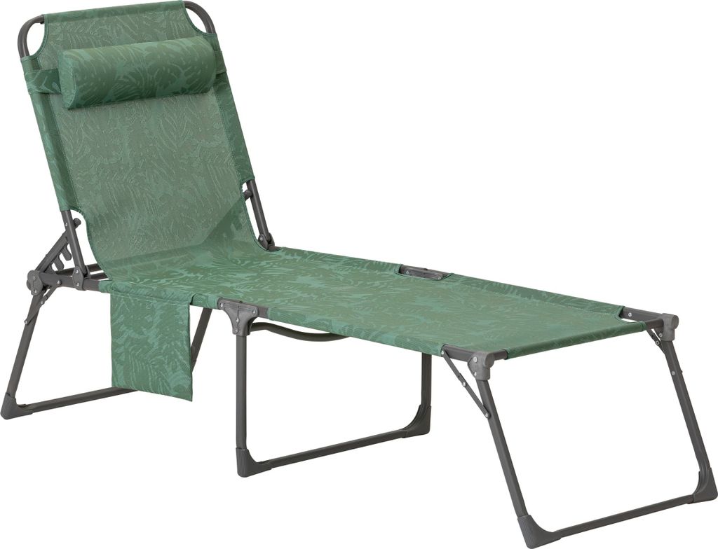Dehner Gartenliege Mallorca, inkl. Kopfkissen, klappbare Produktbild 