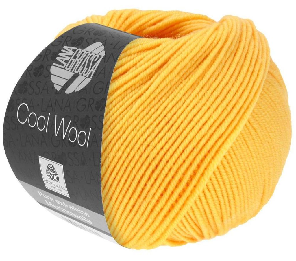Lana Grossa - Cool Wool 0419 gelb Produktbild 