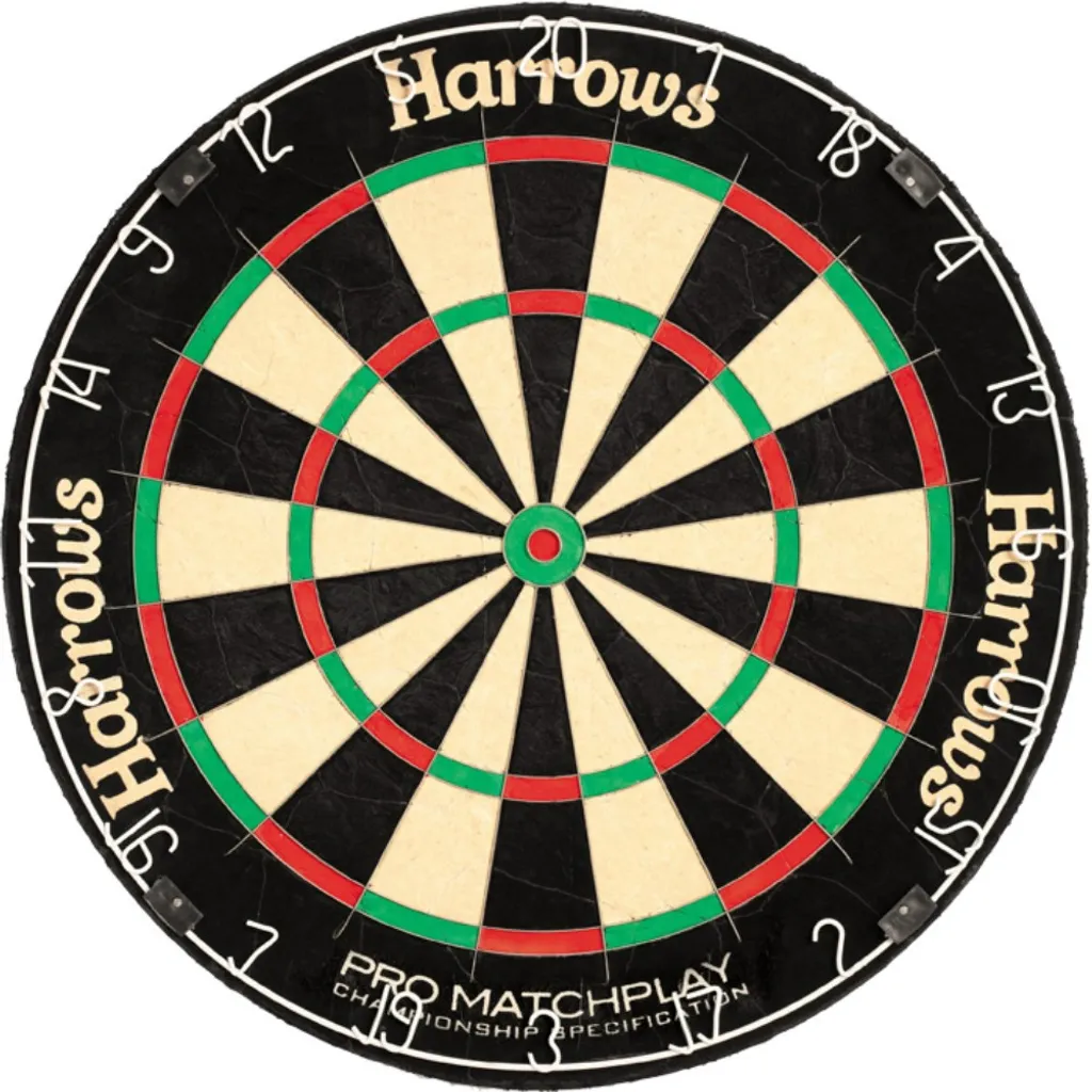 Cible de fléchettes Harrows Pro Matchplay 18 pouces pour compétition