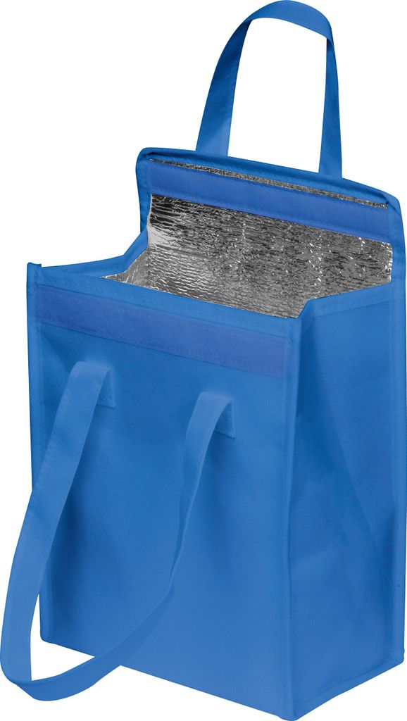 Kühltasche mit Klettverschluss / Farbe: blau Produktbild 