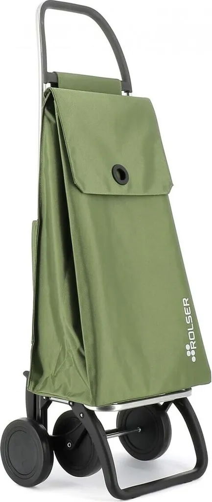 Poussette de marché Rolser AKANTO MF4 Khaki avec châssis 4 roues stable