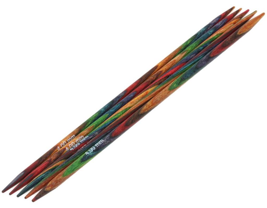 Lana Grossa Nadelspiel Strumpfstricknadeln Design-Holz Produktbild 