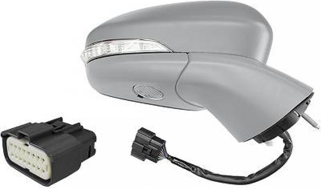 DIEDERICHS 1429324 Außenspiegel Seitenspiegel Rechts für FORD Mondeo V Kombi (CF) Konvex Beheizt Grundiert
