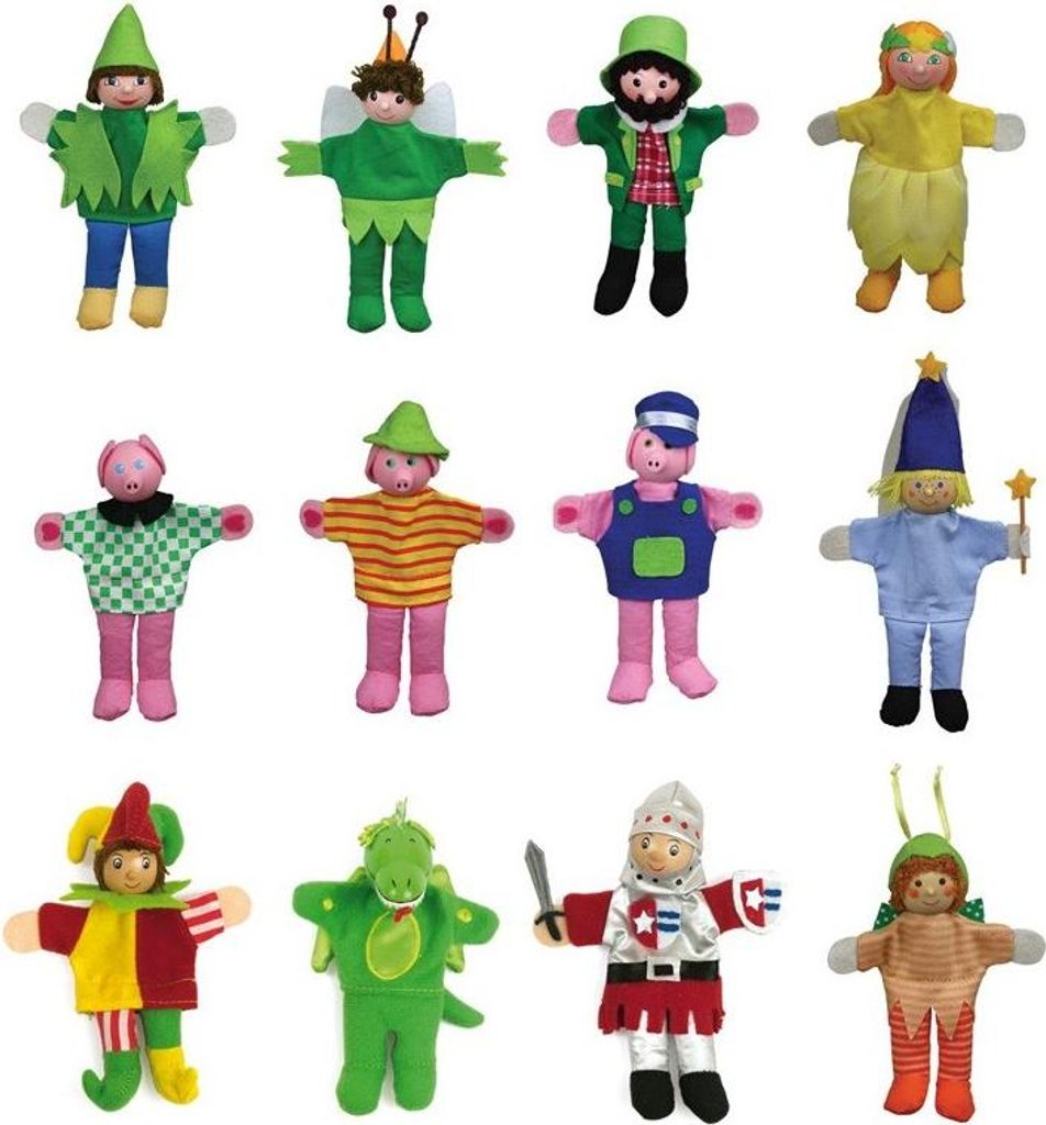 ANDREU Toys 12 Characters puppets, Fingerpuppe, Mensch, 3 Produktbild 
