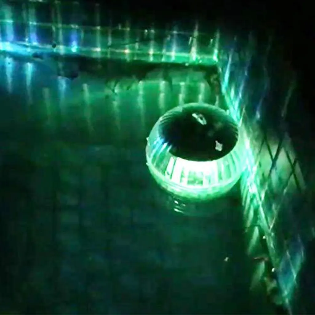 Luci Piscina Galleggianti Solari - Sfere Colorate Impermeabili IP68