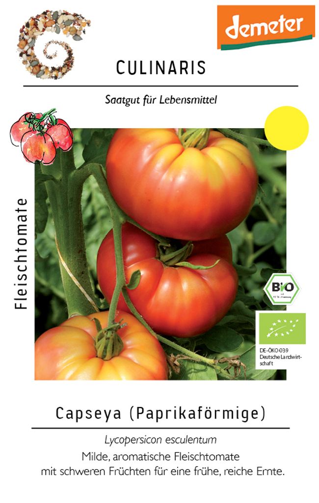 Fleischtomate Paprikaförmig |  Fleischtomatensamen von Produktbild 