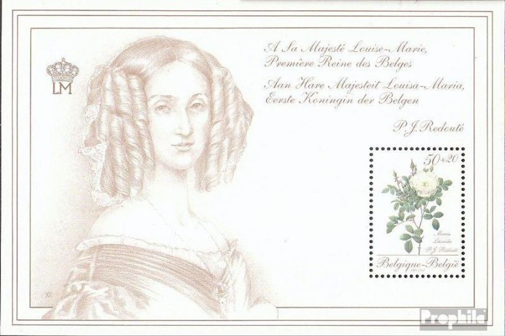 Briefmarken Belgien 1990 Mi Block60 (kompl.Ausg.) postfrisch Förderung Philatelie