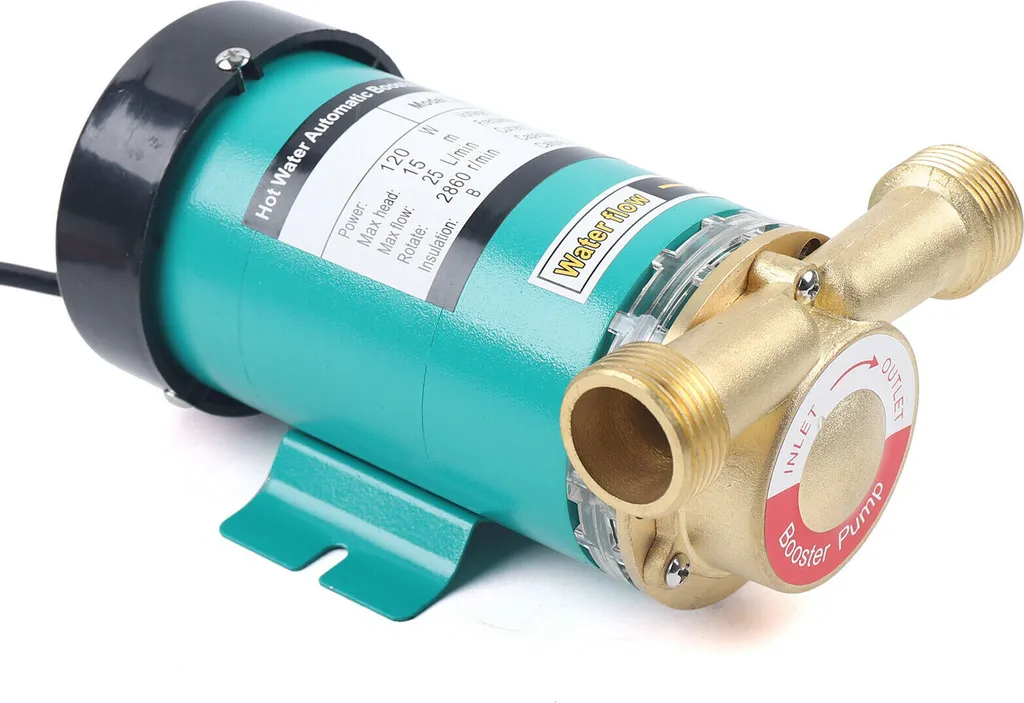 Problème pression eau chaude ? Pompe de surpression 120W 1500L/h auto