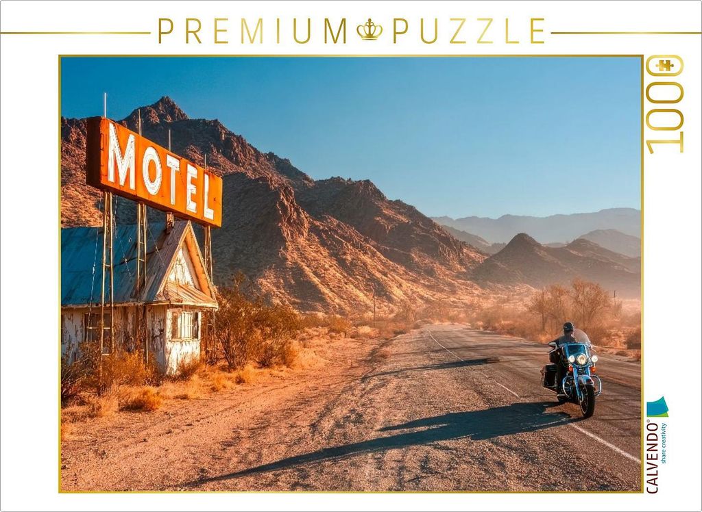 CALVENDO Puzzle Hier übernachten nur noch Wüstenmäuse | 1000 Teile Lege-Größe 64x48cm Foto-Puzzle für glückliche Stunden