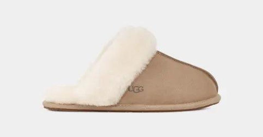 Ugg Scuffette II Beige - Damen Hausschuhe - 1106872-MSNT ugg Mini Bailey Bow, uggs kaufen, uggs stiefel, uggs damen, uggs verkauf damen, uggs verka...
