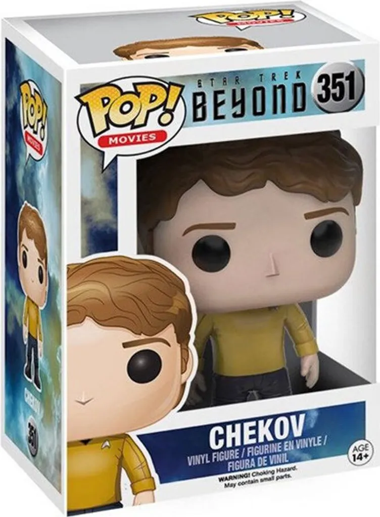 Figurine Pop 351 Chekov Star Trek Beyond - Objet Déco Vinyle Original - 2