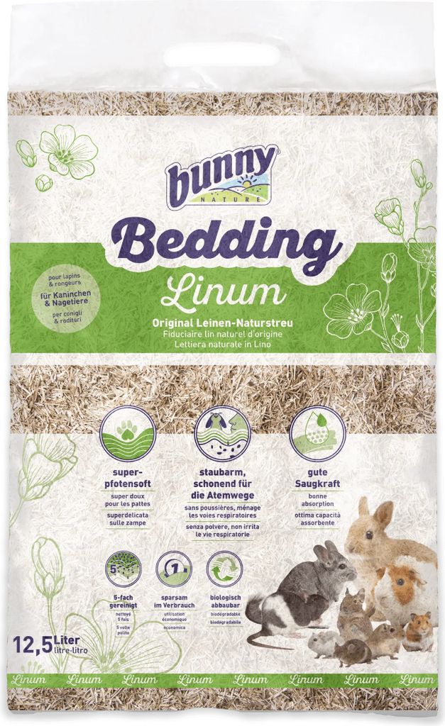 Bunny Bedding Linum 12,5 litres de litière Immagine del prodotto 