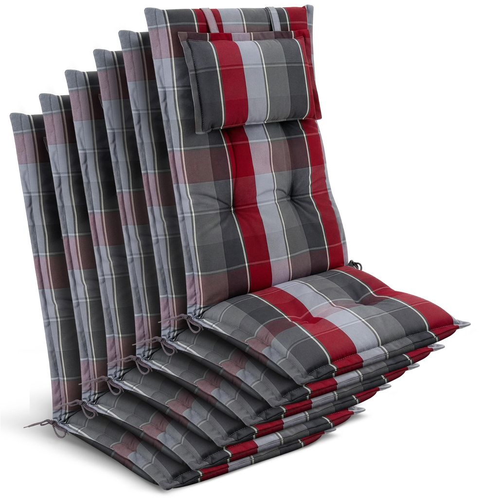Beautissu 6 premium rugkussens, 120x50x7 cm, Productafbeelding 