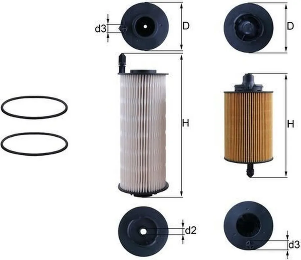 Filtre à carburant KX 646KIT pour Entretien Révision Voiture Diesel