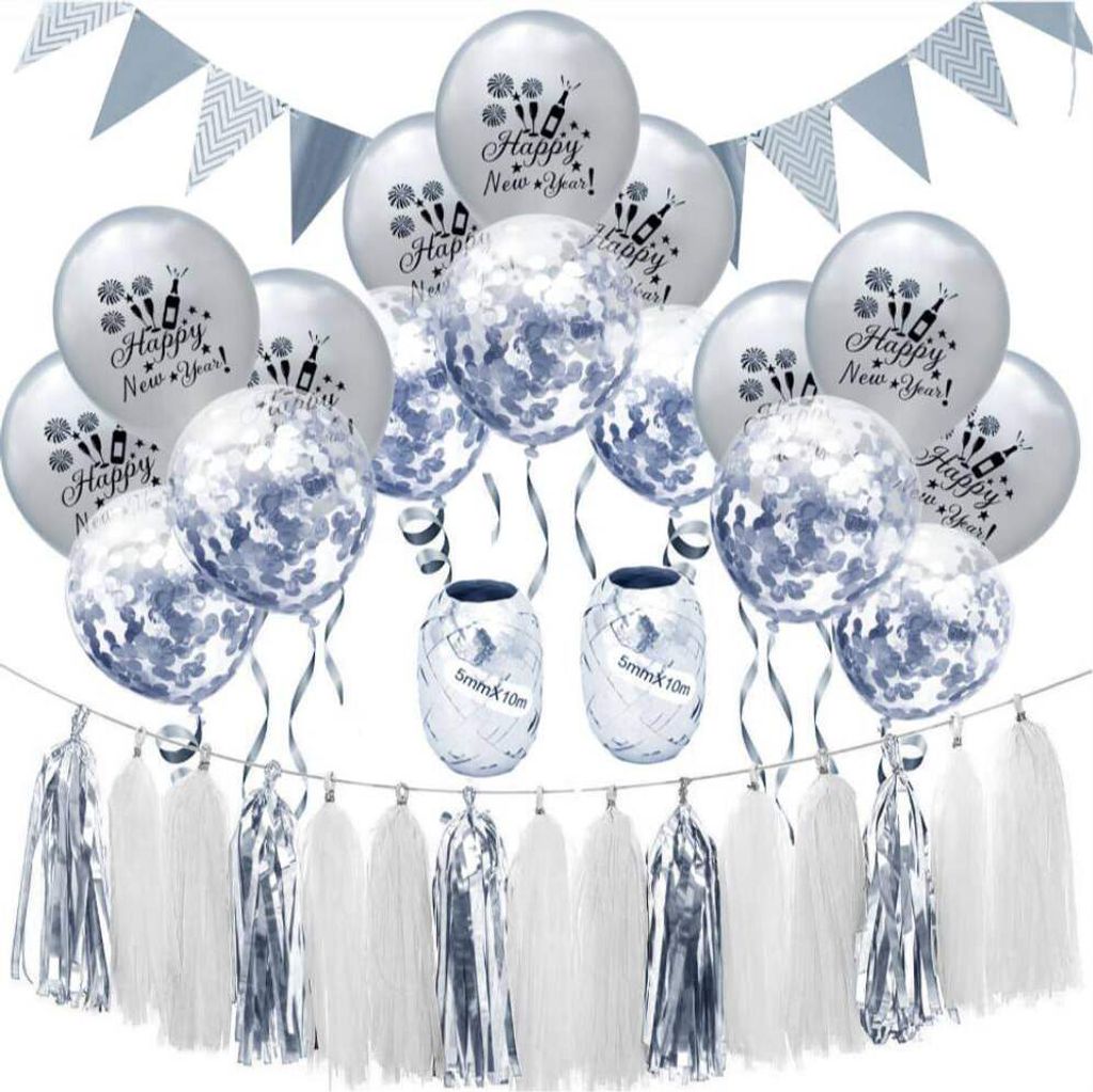 Oblique Unique Happy New Year Silvester Neujahr Party Feier Produktbild 