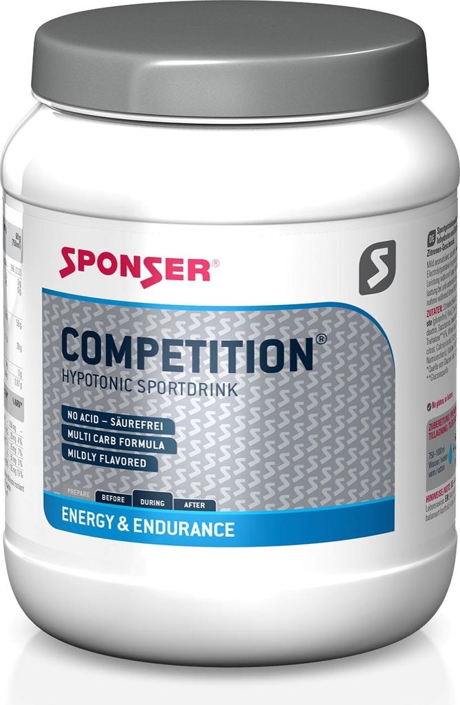 Sponser Competition Hypotonic Sportdrink – 1000 g Raspberry