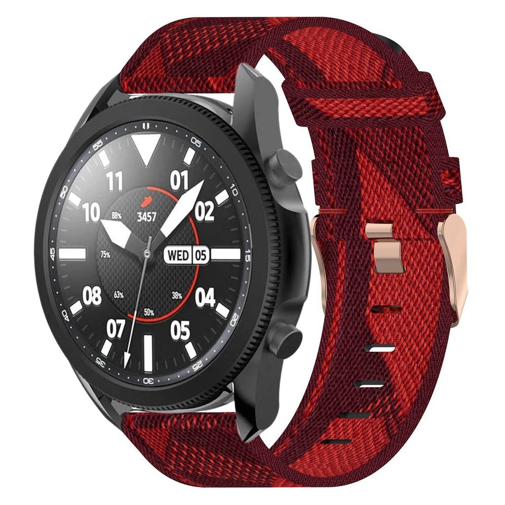 Für Samsung Galaxy Watch FE 6 5 4 Normal Pro Classic alle Größen Gewebtes Nylon Band
