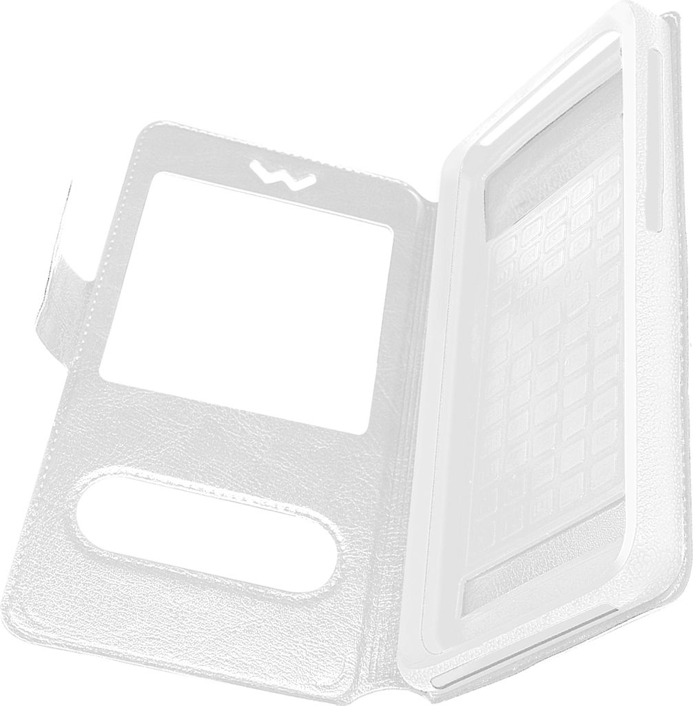 Universelle Hülle Smartphones max. 145 x 151 x 77mm, 2 Sichtfenster – Weiß