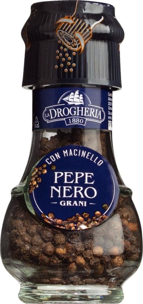 Drogheria Pepe nero con macinello - Gewürzmühle mit Produktbild 