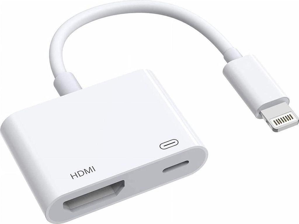 HDMI Lightning Adapter für Apple iPhone & iPad, 1080p Full Produktbild 