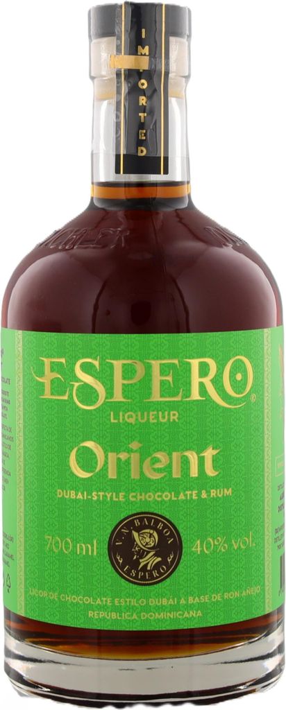 Espero Liqueur Orient Dubai-Style Chocolate & Rum 40% Vol. Produktbild 