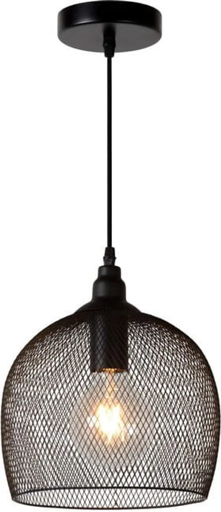 Luminaire Suspension Design en Métal Noir MESH pour Salon et Cuisine