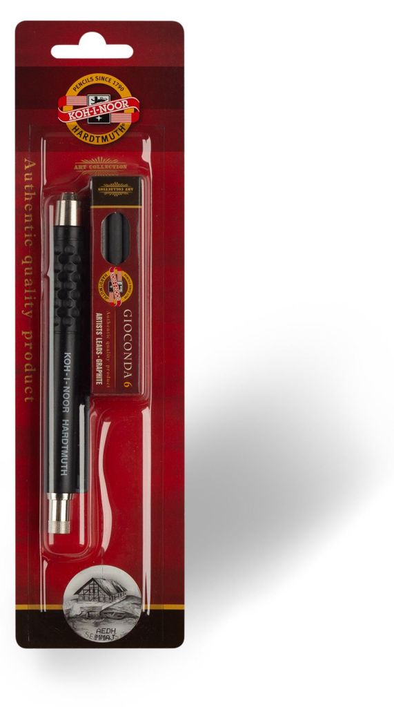 Druckbleistift Set Metall / Kunststoff mit Minenspitzer und Clip - farblich sortiert - inklusive Ersatzminen