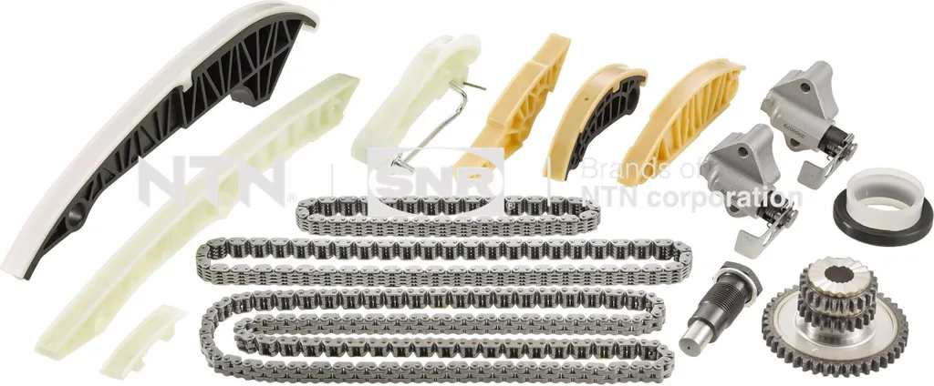 Kit chaîne SNR KDC457.26 avec tendeur renforcé et guides haute précision