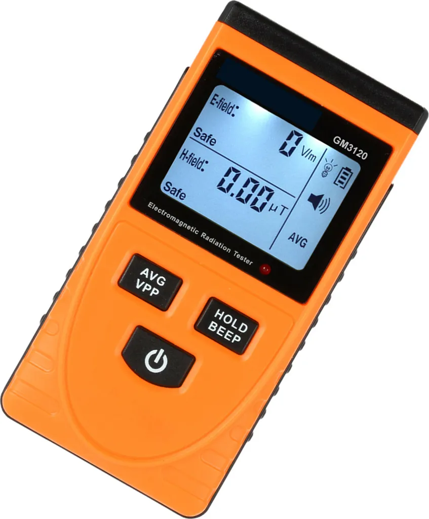 Dosimètre de rayonnement électromagnétique portable avec écran digital - 4
