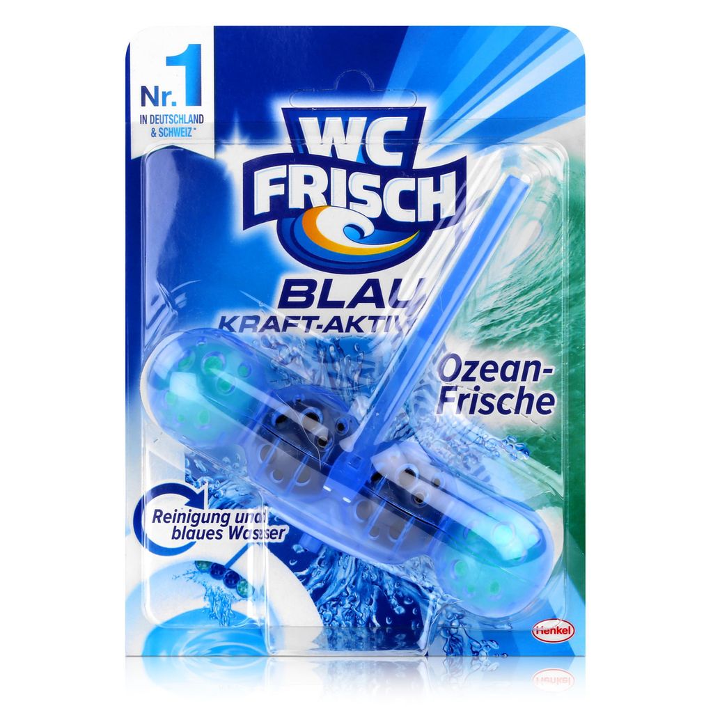 Henkel WC Frisch Blau Kraft Aktiv Ozean Frische für blaues Wasser