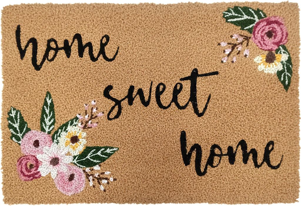 relaxdays Kokos Fußmatte Home