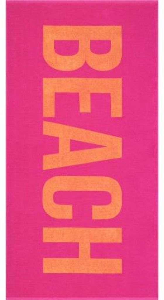 Cawö Strandtuch Beach Beach Pink Orange (90x180 cm) Produktbild 