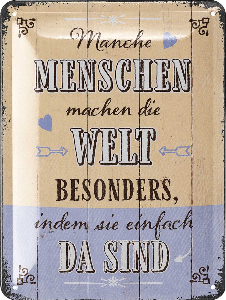 LANOLU Retro Blechschild, lustige Sprüche Schild Produktbild 