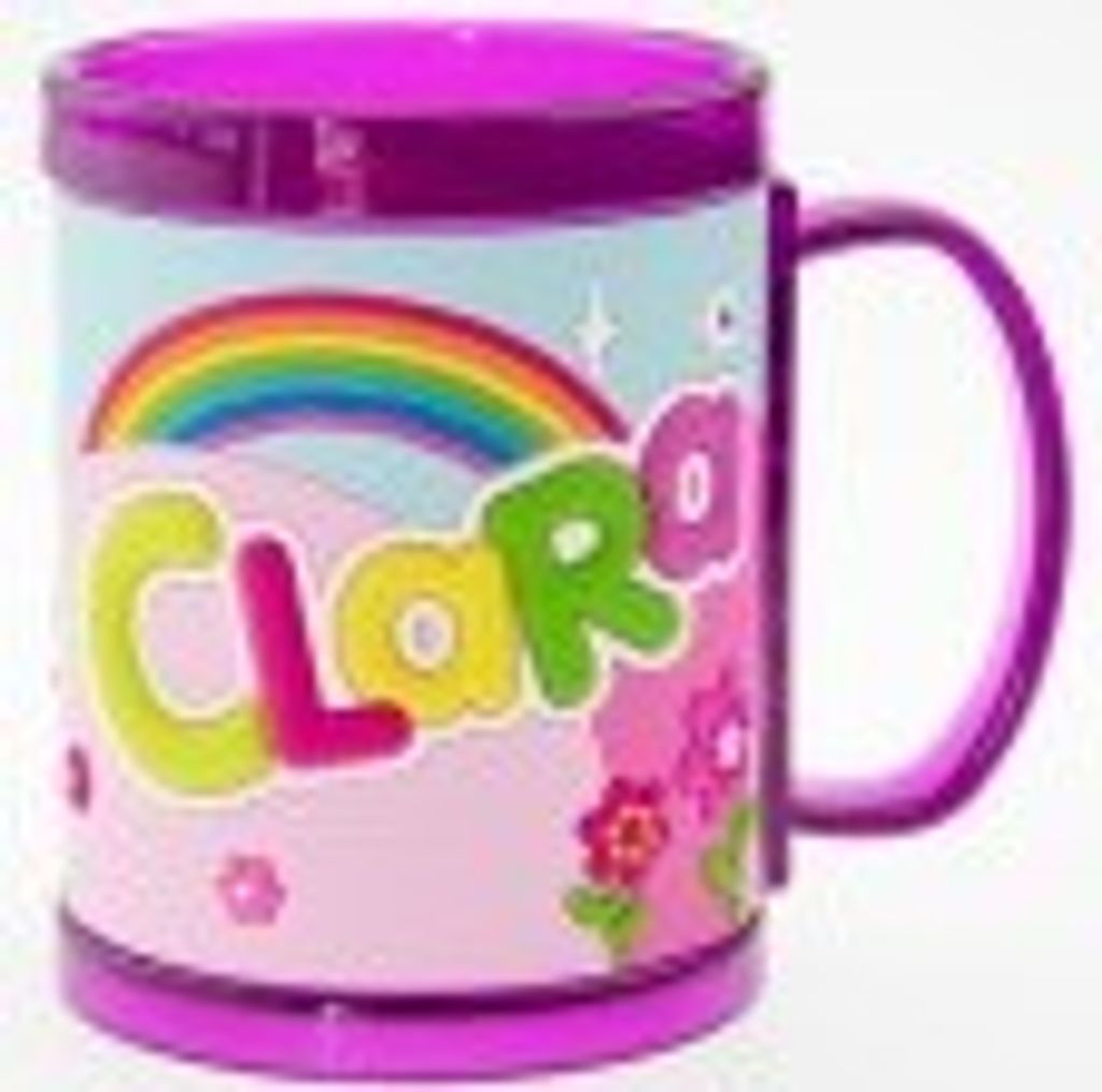 John Hinde Namensbecher für Kinder Name Clara Produktbild 