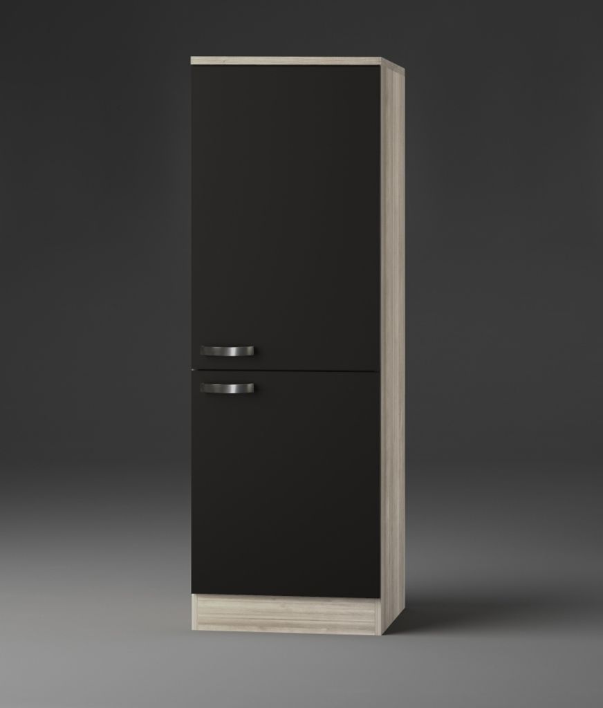 Küchen Midikühlschrankumbau Faro MH661-9 in anthrazit 60 cm breit