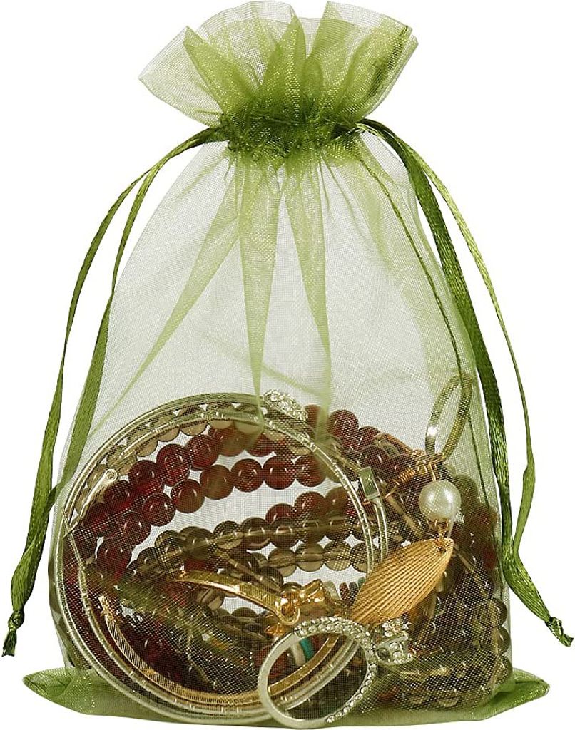 100 Stück 15 x 20 cm Organzabeutel, Organza-Geschenkbeutel Produktbild 4